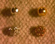 Silver and Gold Stones and Crystals